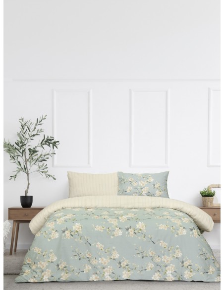 Σετ Σεντόνια Υπέρδιπλα με Λάστιχο Για Στρώμα 160x200+32 - Clementine