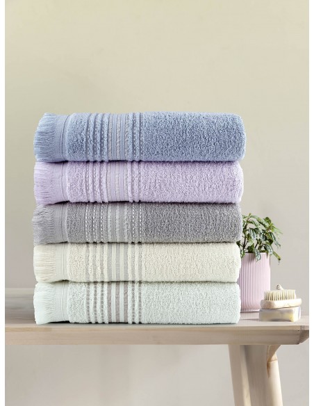 Σετ Πετσέτες 3τμχ (30x50 + 50x90 + 70x140) - Allora Lilac
