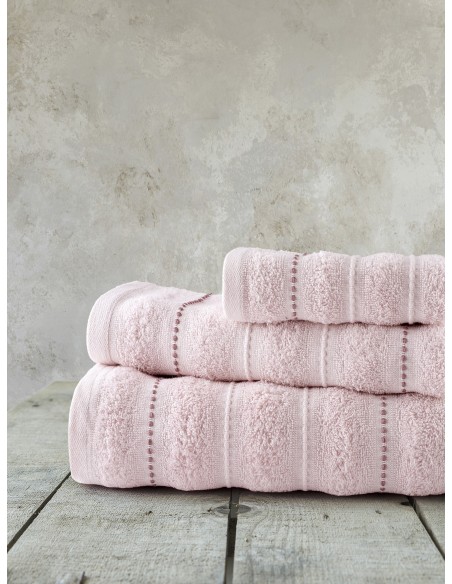 Σετ Πετσέτες 3τμχ - Aura Pink