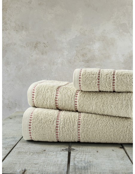 Σετ Πετσέτες (30x50 + 50x90 + 70x140) - Pivot Beige