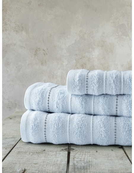 Σετ Πετσέτες 3τμχ - Aura Light Blue