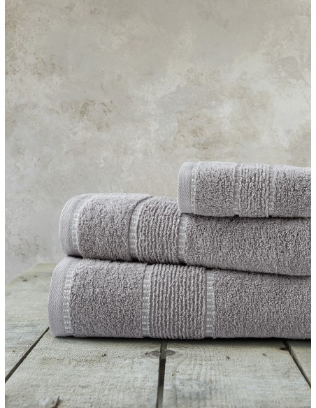 Σετ Πετσέτες (30x50 + 50x90 + 70x140) - Pivot Gray