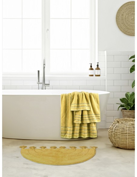 Σετ Πετσέτες (30x50 + 50x90 + 70x140) - Retour Mustard