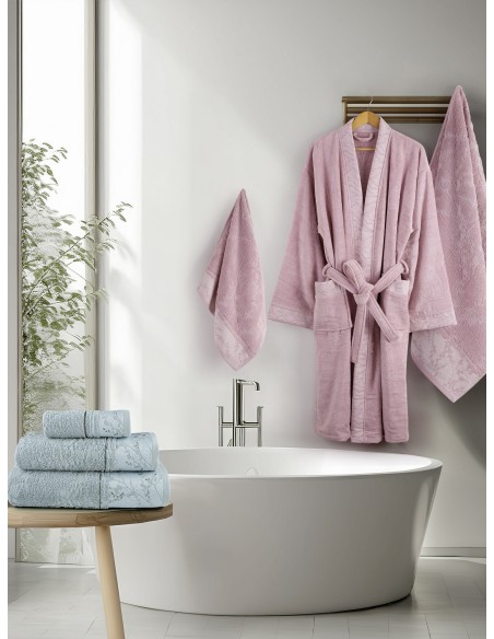 Σετ Πετσέτες 3τμχ (30x50 + 50x90 + 70x140) - Inverno Light Blue