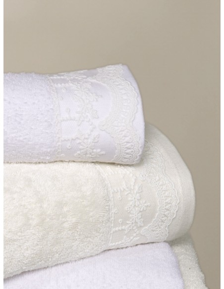 Σετ Πετσέτες 3τμχ - Amour Ivory 2