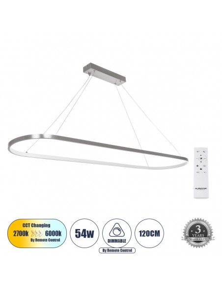 GLOBOSTAR® BOLIVAR 61273 Μοντέρνο Κρεμαστό Φωτιστικό...