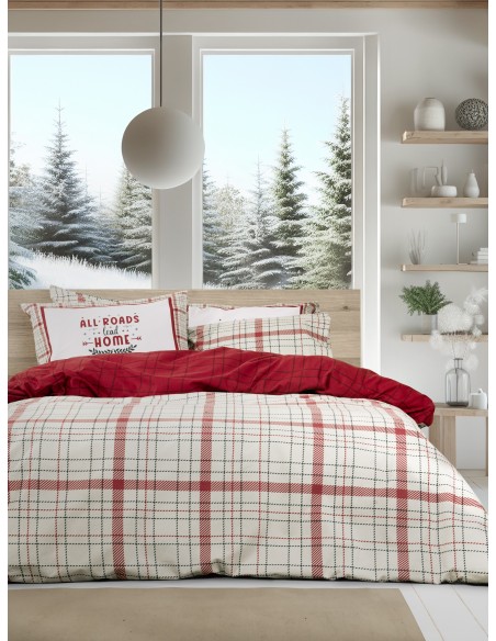 Σετ Παπλωματοθήκη Υπέρδιπλη 220x240 - Home Bliss