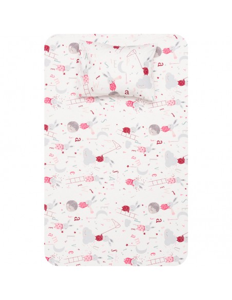 Σετ Φανελένια Σεντόνια Κούνιας 120x160 Sleepy