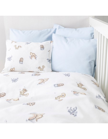 Σετ Φανελενια Σεντόνια Κούνιας 120x160 Rexy 2