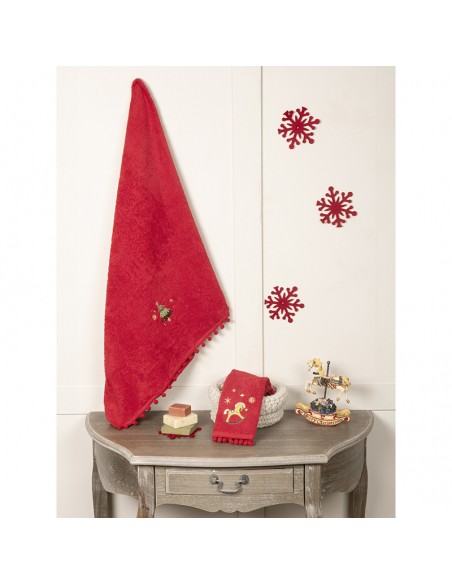 Σετ Πετσέτες 2τμχ Happy Christmas