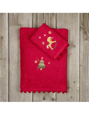 Σετ Πετσέτες 2τμχ Happy Christmas