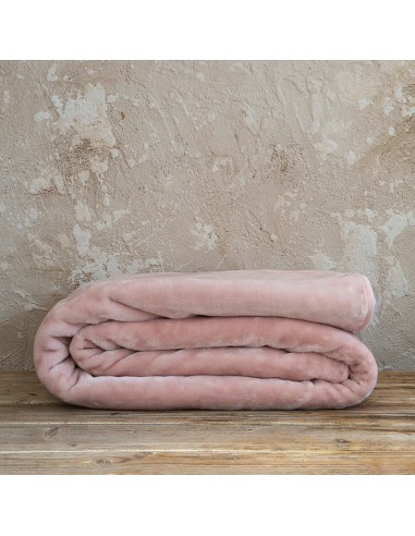 Κουβέρτα Βελουτέ Μονή 160x220 Coperta - Pink