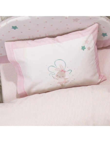 Σετ Βρεφικές Μαξιλαροθήκες 30x40 Ballet Bunny