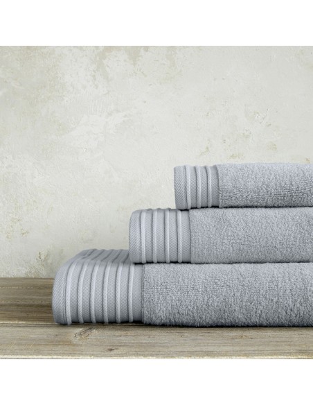 Πετσέτα Μπάνιου 90x145 Feel Fresh Steel Gray