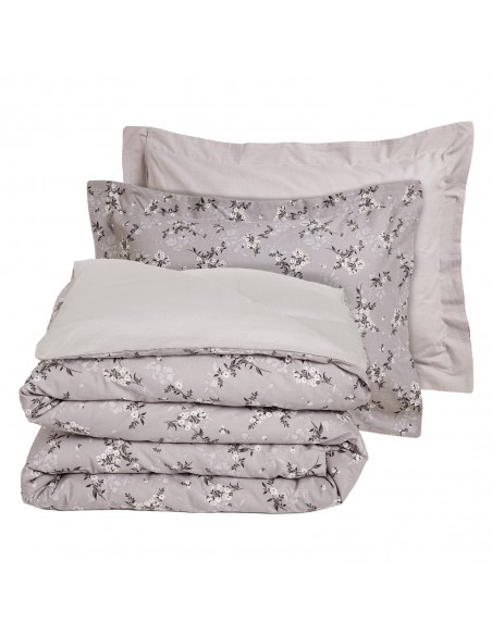 DAS HOME ΣΕΤ ΠΑΠΛΩΜΑΤΟΘΗΚΗ ΥΠΕΡΔΙΠΛΗ HAPPY 9684 GREY, OCHRE