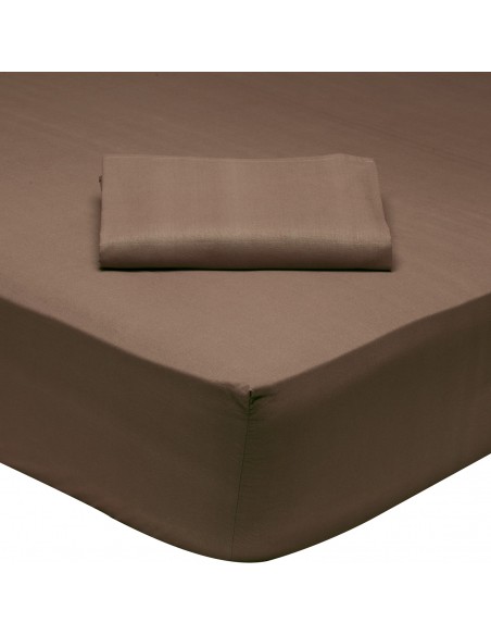 DAS HOME ΣΕΝΤΟΝΙ ΥΠΕΡΔΙΠΛΟ ΜΕ ΛΑΣΤΙΧΟ COFFEE BROWN 1004 COFFEE BROWN