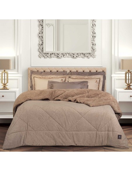 GREENWICH POLO CLUB ΚΟΥΒΕΡΤΟΠΑΠΛΩΜΑ KING SHERPA ESSENTIAL 4437 TAUPE