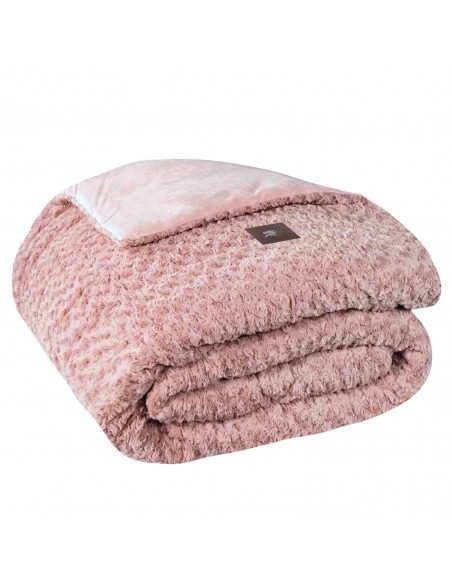 GREENWICH POLO CLUB ΚΟΥΒΕΡΤΟΠΑΠΛΩΜΑ RABBIT FAUX FUR KING ESSENTIAL 3961 NUDE