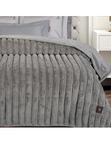 GREENWICH POLO CLUB ΚΟΥΒΕΡΤΑ FAUX FUR ΥΠΕΡΔΙΠΛΗ...