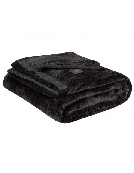 GREENWICH POLO CLUB ΚΟΥΒΕΡΤΑ VELOUR KING ESSENTIAL 3975 BLACK