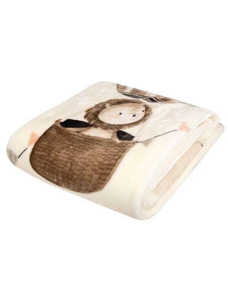 Κουβέρτα Βελουτέ Παιδική 160x220 Junior Essential 8860 Taupe