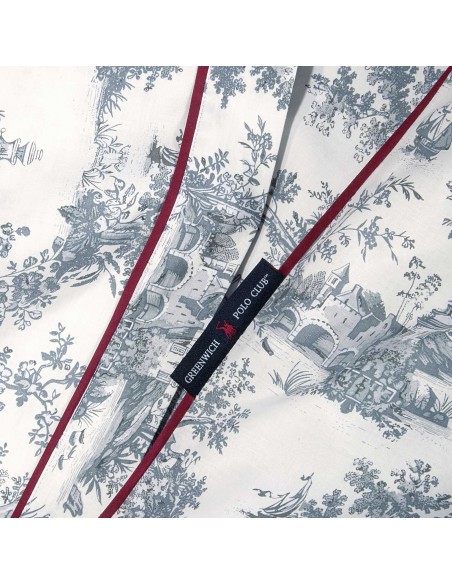 GREENWICH POLO CLUB ΠΑΠΛΩΜΑΤΟΘΗΚΗ ΣΕΤ ΥΠΕΡΔΙΠΛH ESSENTIAL 2362 GREY