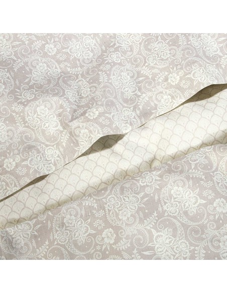 GREENWICH POLO CLUB ΣΕΤ ΣΕΝΤΟΝΙΑ ΥΠΕΡΔΙΠΛΑ ESSENTIAL 2369 ECRU, TAUPE