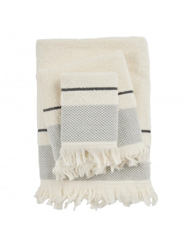 DAS HOME ΣΕΤ ΠΕΤΣΕΤΕΣ 3ΤΕΜΑΧΙΩΝ BEST 0840 IVORY