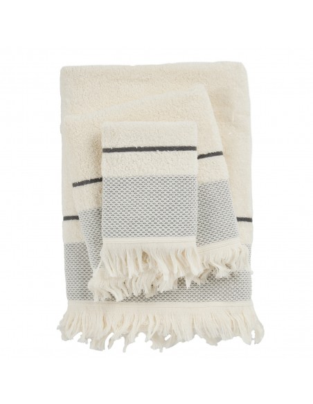 DAS HOME ΣΕΤ ΠΕΤΣΕΤΕΣ 3ΤΕΜΑΧΙΩΝ BEST 0840 IVORY