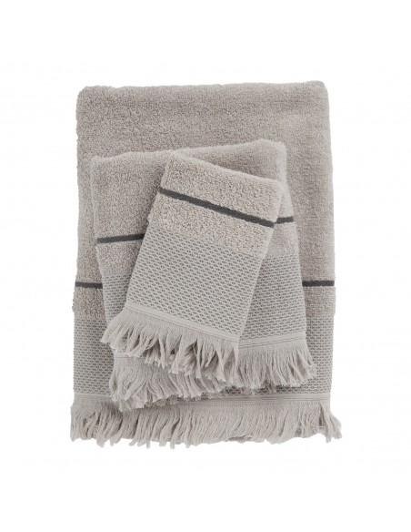 DAS HOME ΣΕΤ ΠΕΤΣΕΤΕΣ 3ΤΕΜΑΧΙΩΝ BEST 0841 GREY