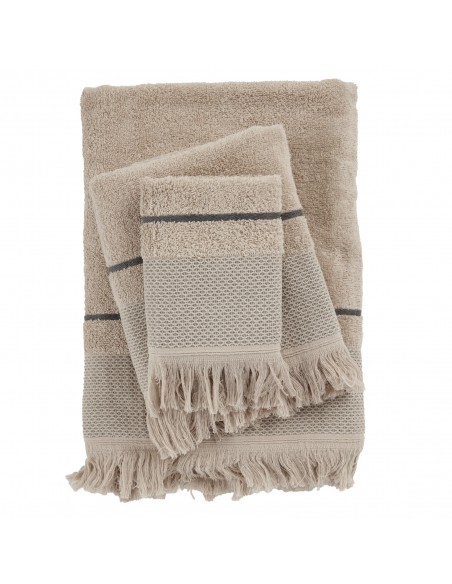 DAS HOME ΣΕΤ ΠΕΤΣΕΤΕΣ 3ΤΕΜΑΧΙΩΝ BEST 0842 TAUPE