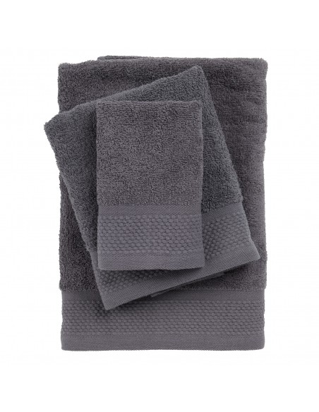 DAS HOME ΣΕΤ ΠΕΤΣΕΤΕΣ 3ΤΕΜΑΧΙΩΝ BEST 0835 DARK GREY