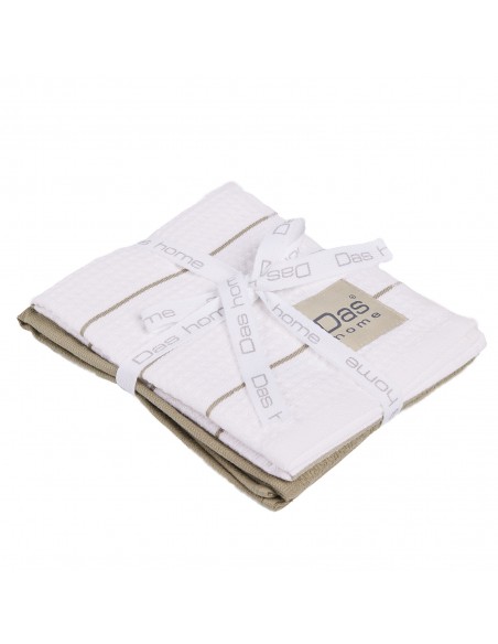 DAS HOME ΣΕΤ ΠΟΤΗΡΟΠΑΝΑ 2ΤΜΧ 30Χ50 0827 GREEN, WHITE