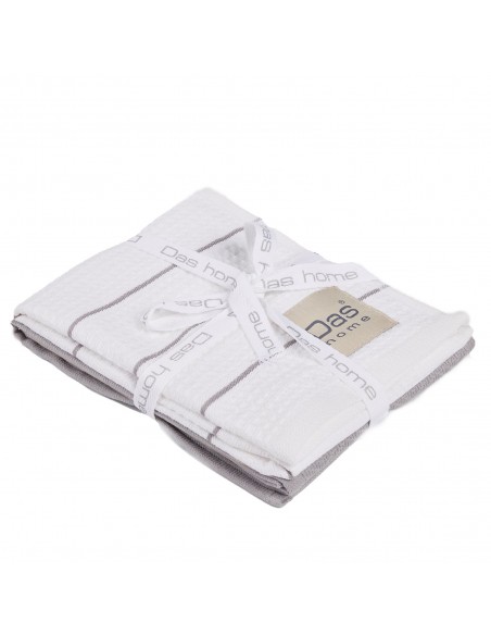 DAS HOME ΣΕΤ ΠΟΤΗΡΟΠΑΝΑ 2ΤΜΧ 30Χ50 0829 GREY, WHITE