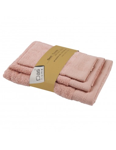 DAS HOME ΣΕΤ ΠΕΤΣΕΤΕΣ 3ΤΕΜΑΧΙΩΝ BEST 0832 PINK