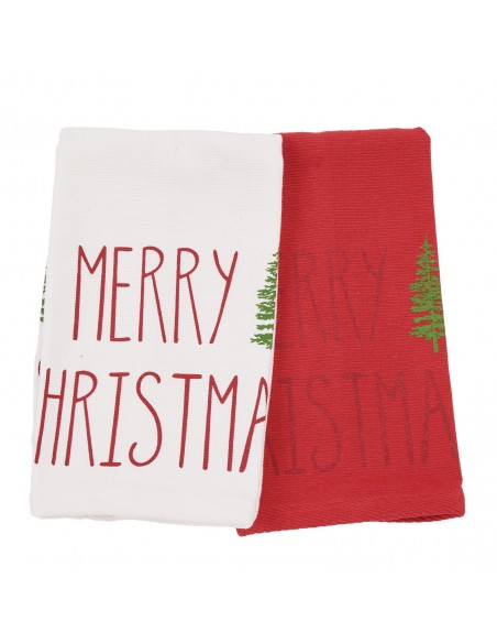 DAS HOME CHRISTMAS ΠΟΤΗΡΟΠΑΝΑ ΣΕΤ 2ΤΜΧ 30X50 0816 RED, WHITE