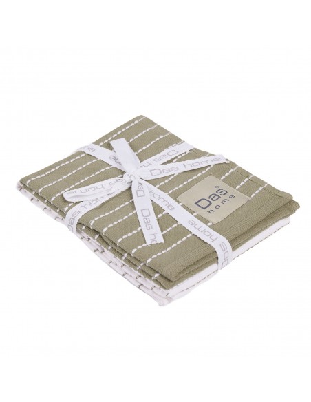 DAS HOME ΣΕΤ ΠΟΤΗΡΟΠΑΝΑ 2ΤΜΧ 30Χ50 0822 GREEN, WHITE
