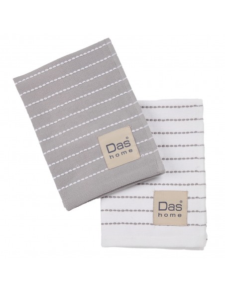DAS HOME ΣΕΤ ΠΟΤΗΡΟΠΑΝΑ 2ΤΜΧ 30Χ50 0824 GREY, WHITE