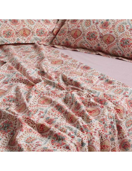 DAS HOME ΣΕΤ ΣΕΝΤΟΝΙΑ ΥΠΕΡΔΙΠΛΑ ΜΕ ΛΑΣΤΙΧΟ CASUAL 5437 MULTICOLOR