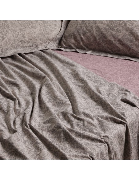 DAS HOME ΣΕΤ ΣΕΝΤΟΝΙΑ ΜΟΝΑ ΜΕ ΛΑΣΤΙΧΟ CASUAL 5438 GREY, LILAC