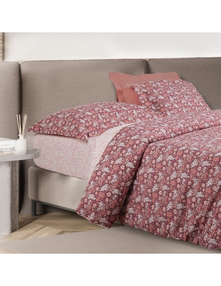 DAS HOME ΣΕΤ ΣΕΝΤΟΝΙΑ ΥΠΕΡΔΙΠΛΑ ΜΕ ΛΑΣΤΙΧΟ CASUAL 5433 BORDEAUX, NUDE