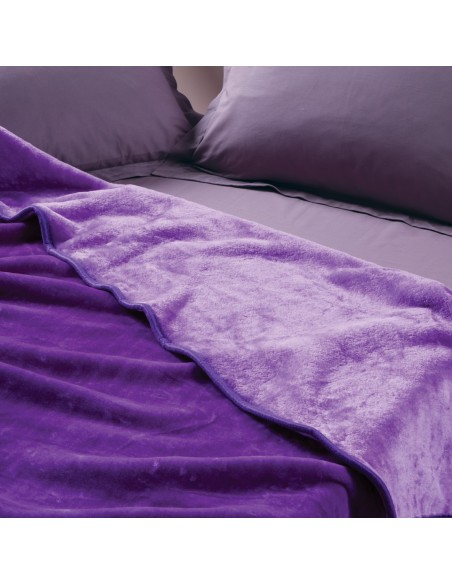 Κουβέρτα Ακρυλική Μονή 0296 Purple 2