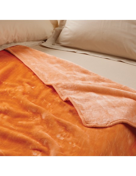 Κουβέρτα Ακρυλική Μονή 160x220 0297 Salmon 2