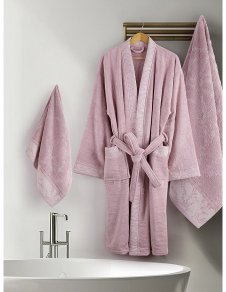 Μπουρνούζι Kimono - Medium - Inverno Pink