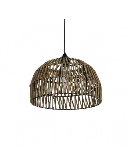 GLOBOSTAR® ARANCIA 205-0047 Boho Κρεμαστό Φωτιστικό Οροφής με Ντουί 1 x E27 AC 220-240V IP20 - Μπεζ - M35 x Π35 x Υ26cm