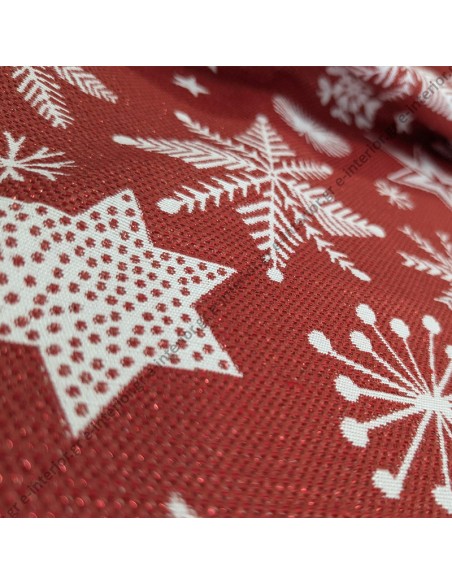 Τραπεζομάντηλο Χριστουγεννιάτικο 160x320 Fish Red