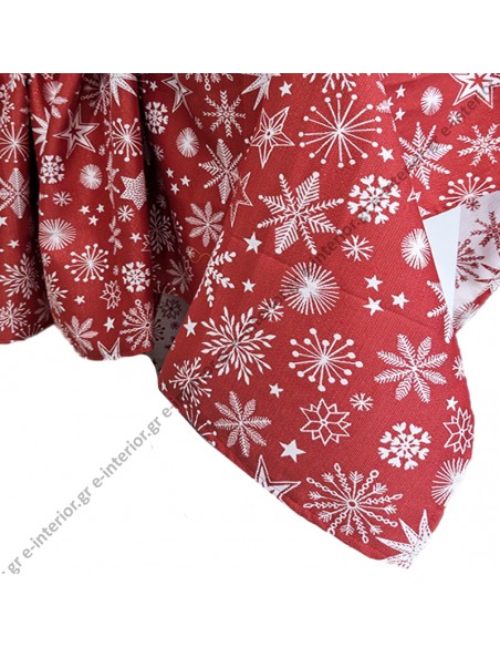 Τραπεζομάντηλο Χριστουγεννιάτικο 160x320 Fish Red