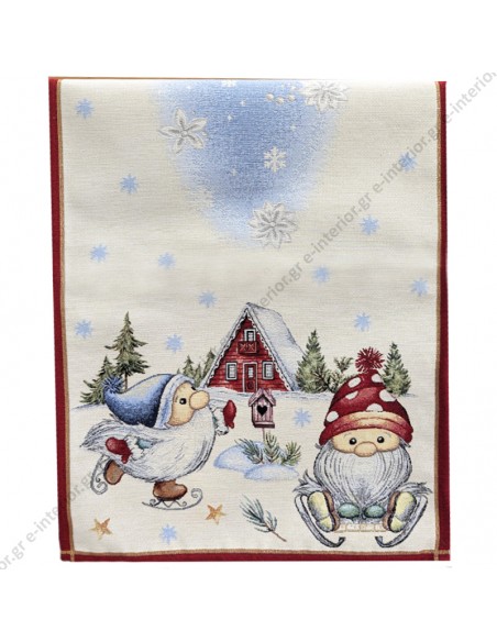 Τραβέρσα Χριστουγεννιάτικη 047x140 Astorin Lurex