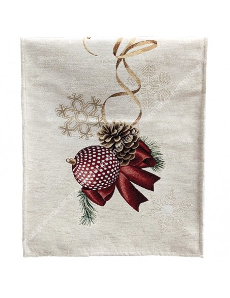 Τραβέρσα Χριστουγεννιάτικη 047x140 Red Balls