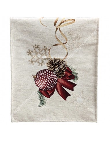 Τραβέρσα Χριστουγεννιάτικη 047x140 Red Balls